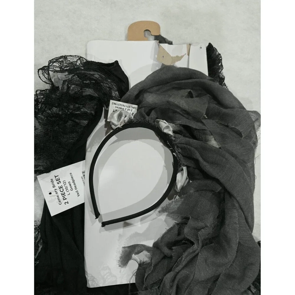 NEW - Cemetery Bride Costume Kids L (10/12) Halloween Costume Corpse - Zombie